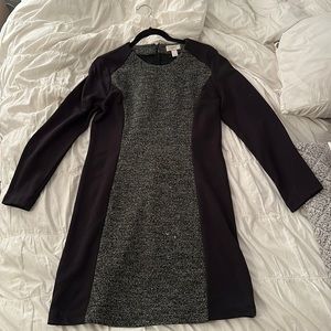 Loft Business Casual Black Dress Size Medium; Condition: Great